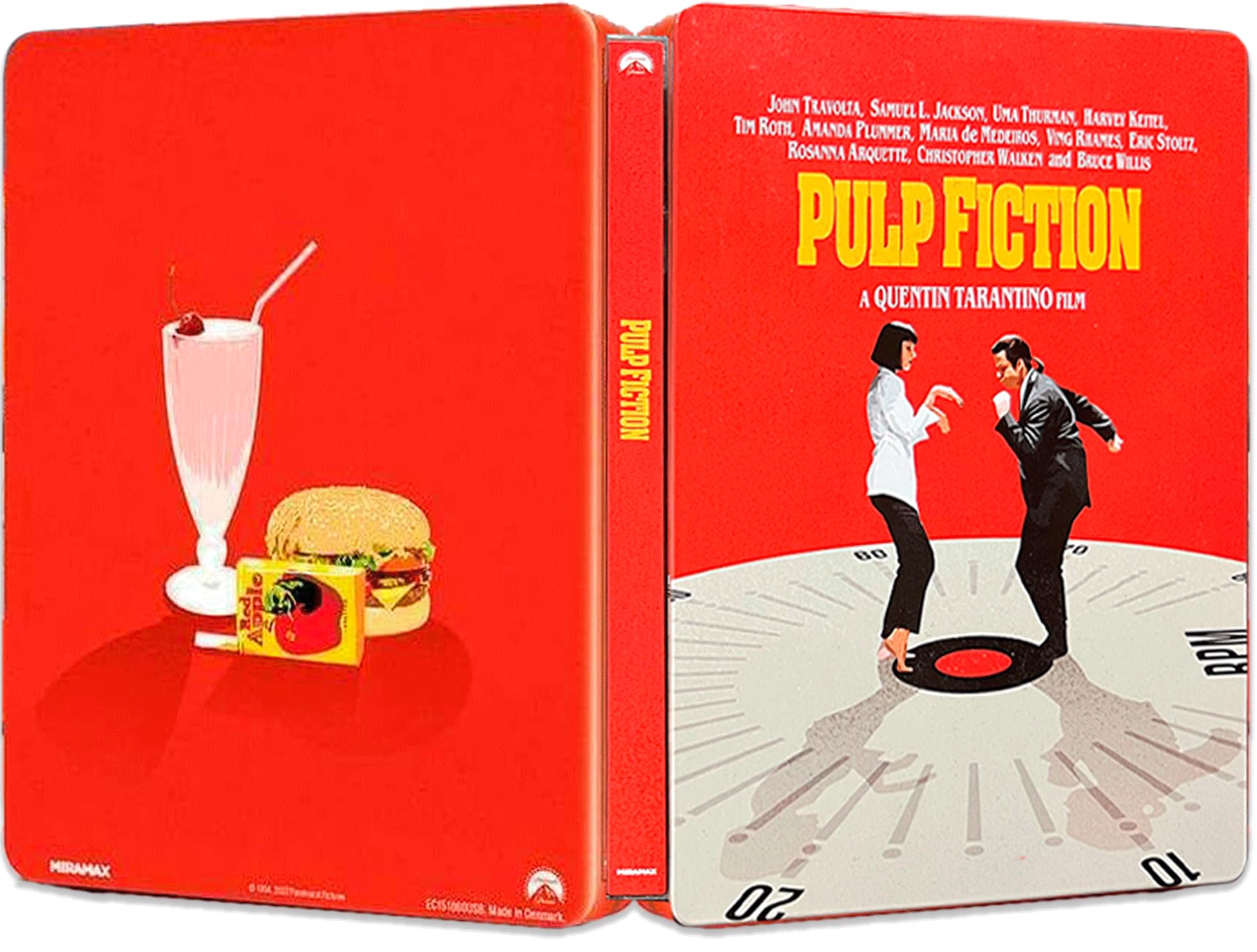 Pulp Fiction – Limited Edition, Steelbook / 1994 (Special Features) [4K UHD + Blu-ray] [Region Free]