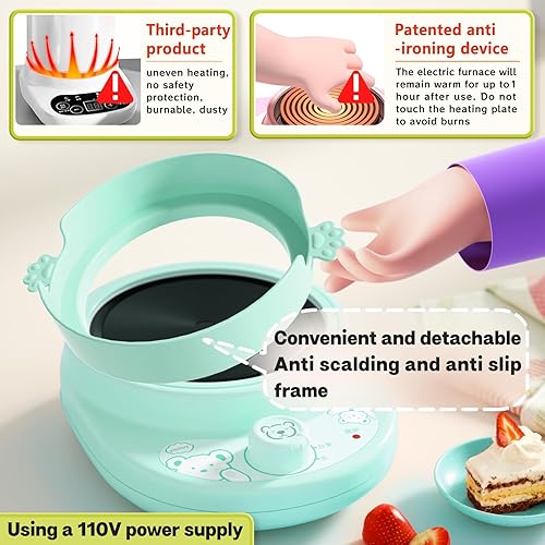 Miniatura 3 de Juego de cocina para niños, herramientas de cocina Montessori fáciles y seguras, utensilios incluye delantales para quemador de estufa, herramienta