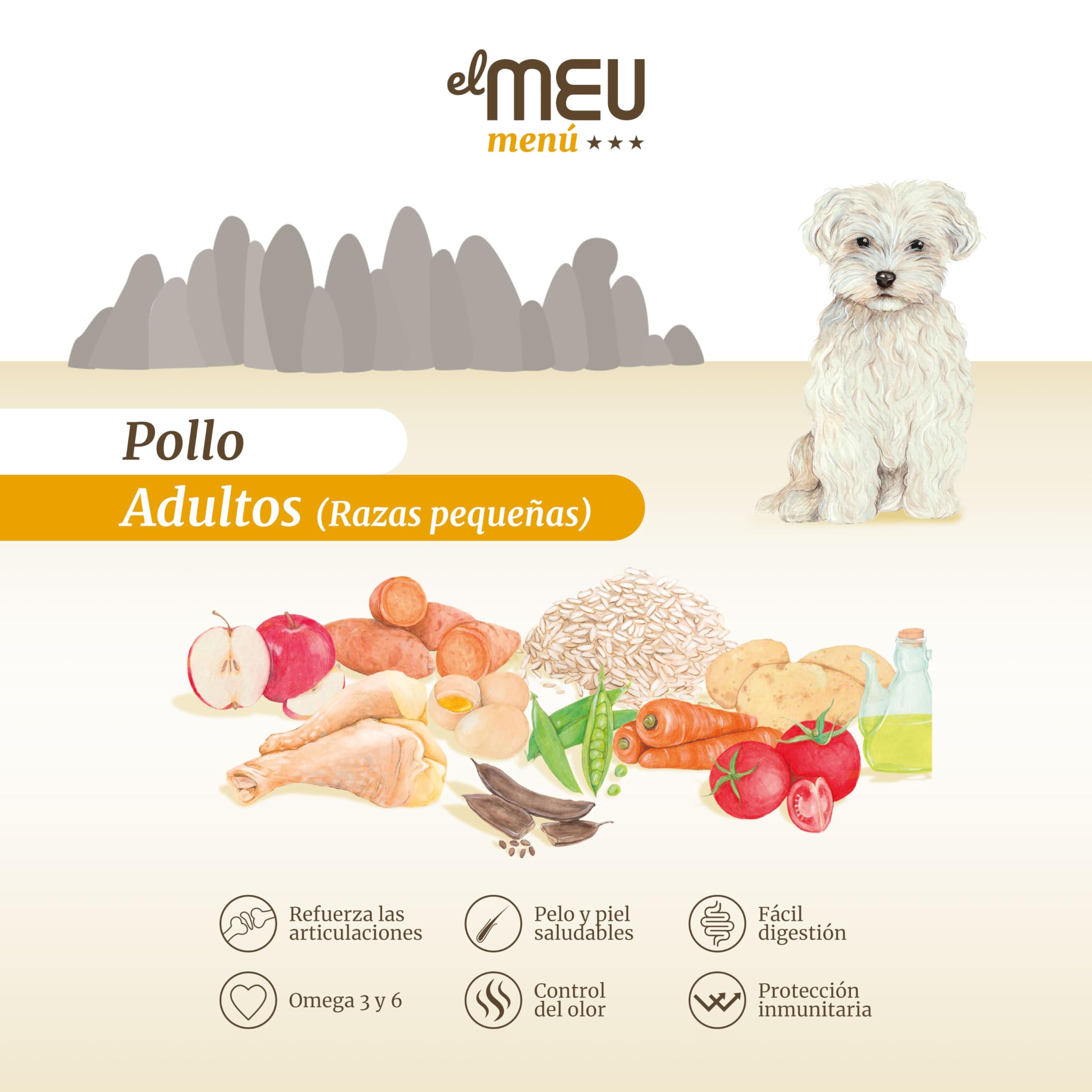 GALITO Pienso Perros Pequeños Adultos Pollo 12 kg Sin Gluten | Arroz 25%, FOS y MOS, yuca de Mojave, Omega 3 y 6, glucosamina y taurina