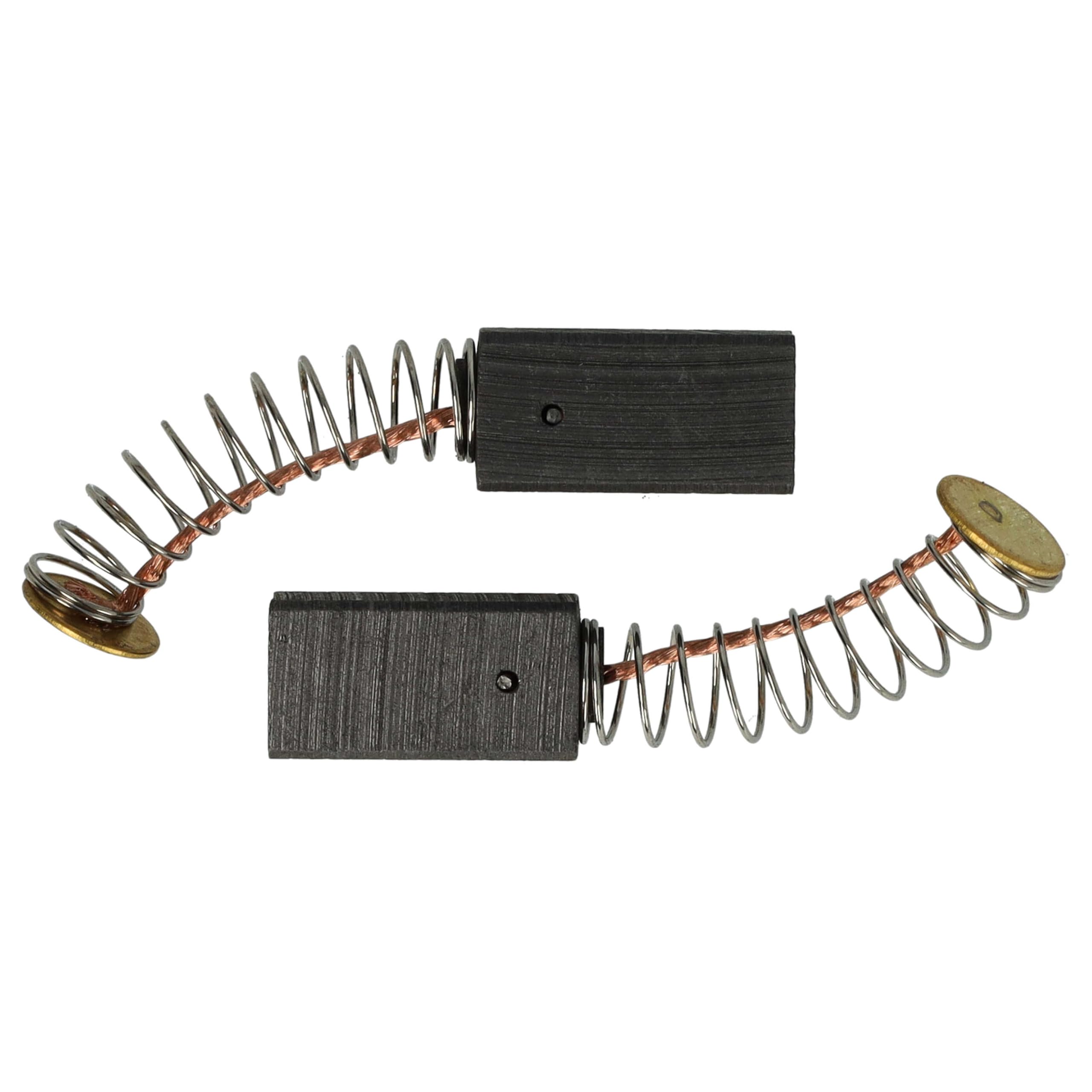 vhbw 2x spazzola carbone compatibile con Bosch CSB 550 RE (Nr. 0 603 167 603), CSB 550-2 (Nr. 0 603 167 103) utensile elettrico + molla
