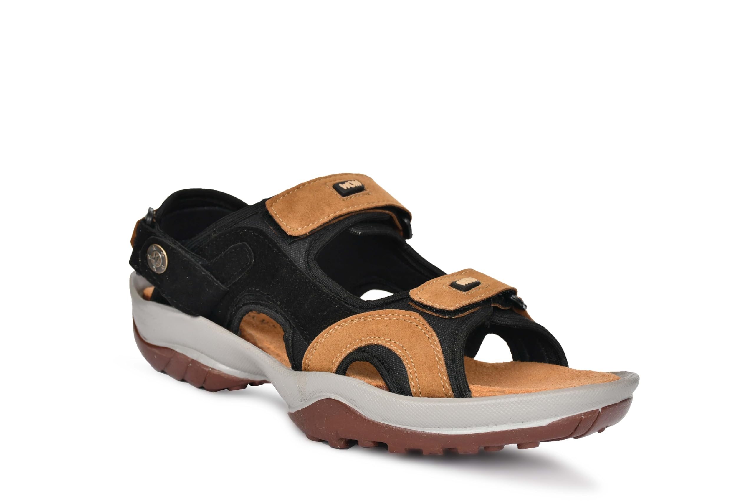 fav shoes Black and Grey Sandals for Men-picture-53