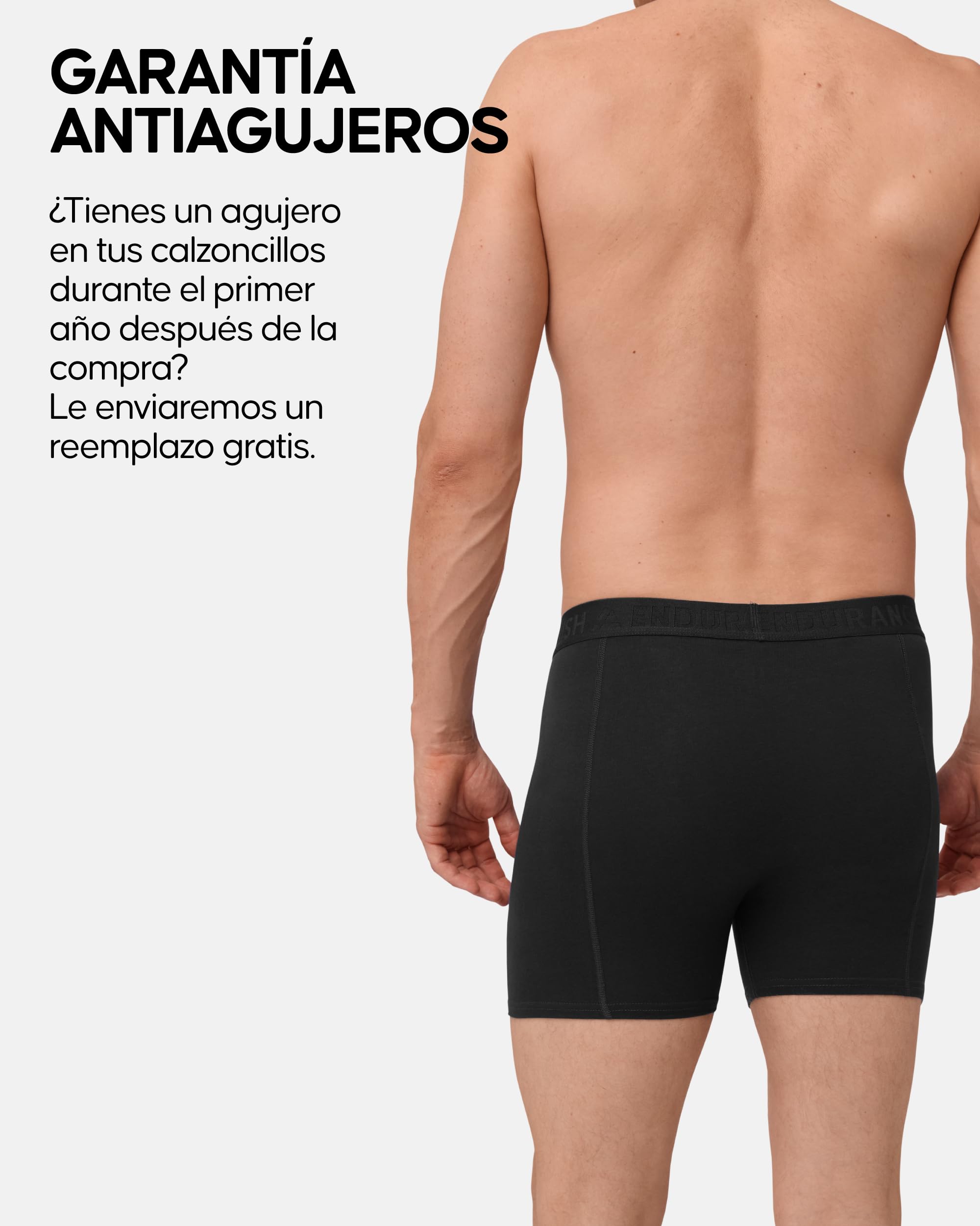 DANISH ENDURANCE Calzoncillos Boxer Algodón, Ajuste Clásico, 3 y 6 Pack