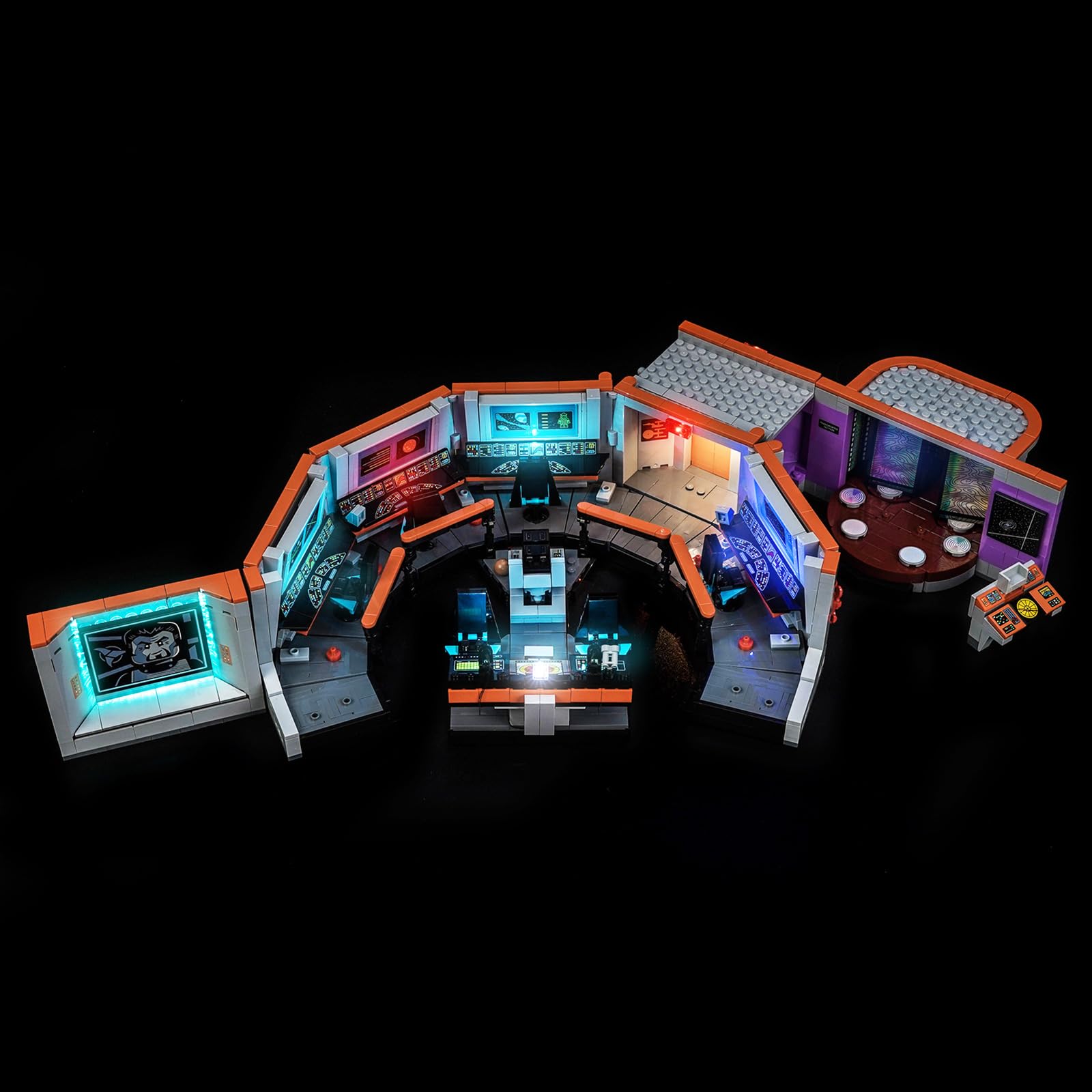 BrickBling Light Kit Compatible with Lego U.S.S. Enterprise NCC-1701 Bridge