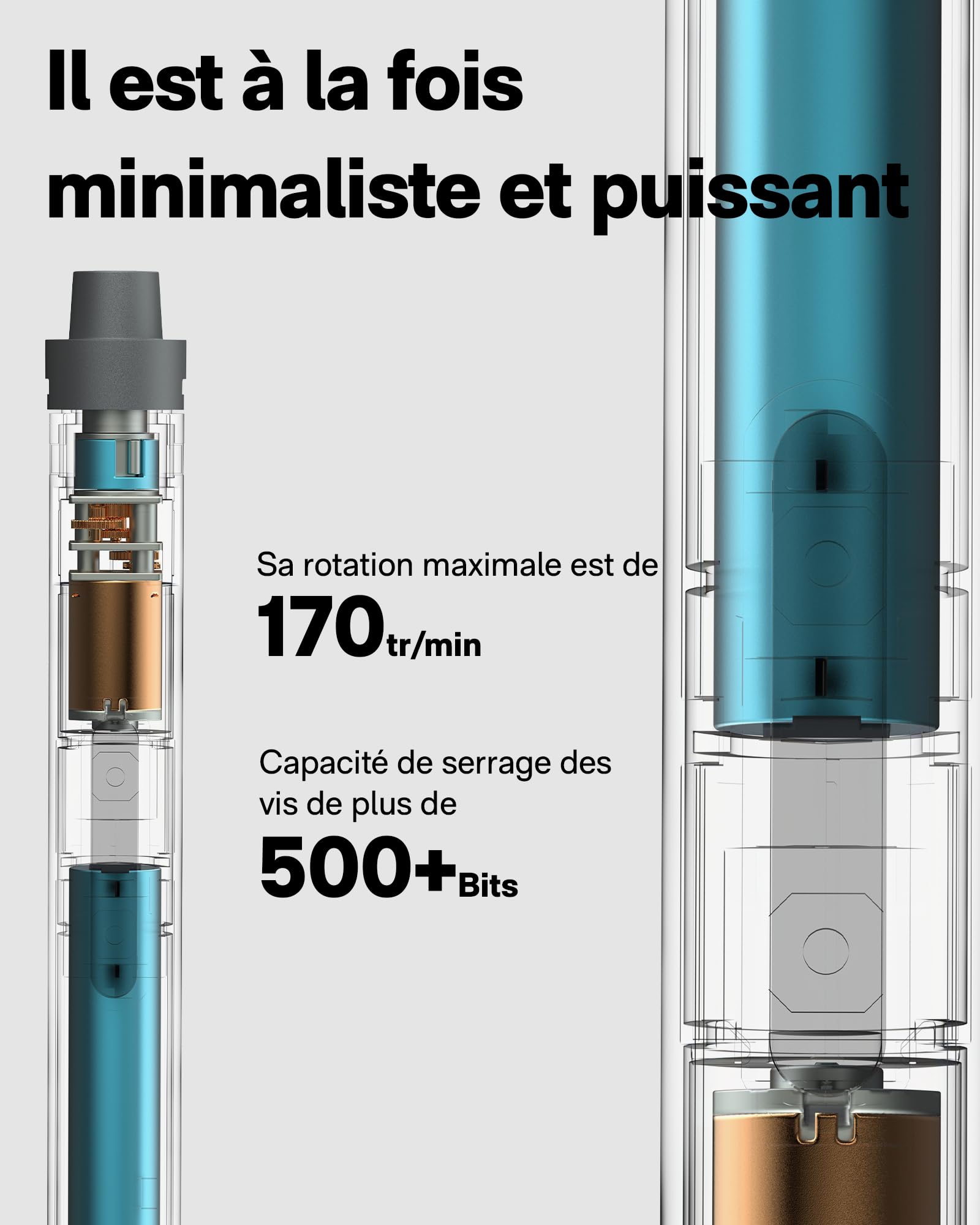 HOTO Tournevis Électrique Mini 25 en 1, Kit Tournevis de Précision 3.7V, Rechargeable USB-C, Outil Magnétique Compact pour Téléphone, Ordinateur, Appareil Photo, Bricolage et Réparation Électronique
