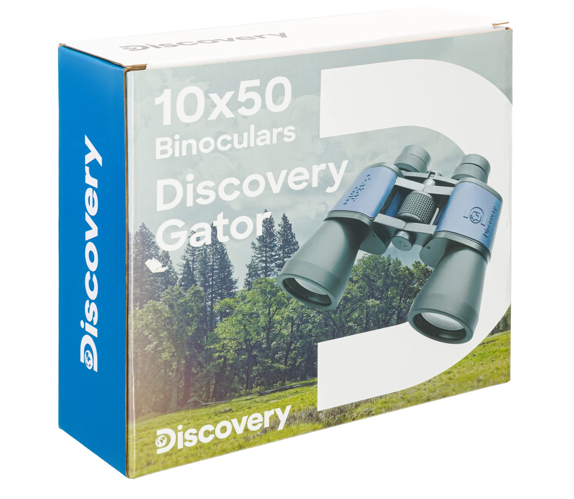 Discovery Gator 10x50 Szerokokątna Wodoodporna Lornetka z Pryzmatami Porro