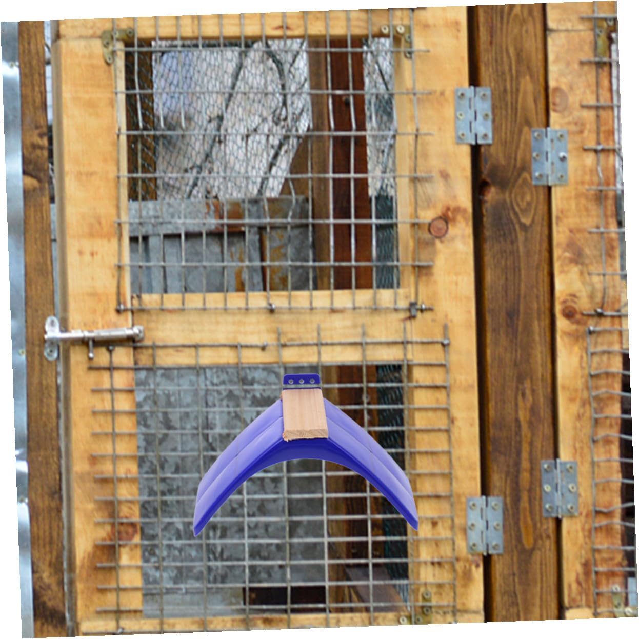 Toyvian Soporte para Palomas de Madera y PP, Juego de 10 Perchas Multifuncionales para Descanso y Comodidad de Pájaros y Loros en Exterior