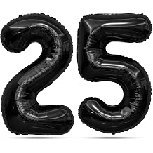 Black Number Balloons 13 Balloon Numbers 13th Number Balloon Foil Mylar Party Balloon For Men Women 13th Birthday Balloons 13 Birthday Decorations For Her Him Anniversary Graduation Decorations
