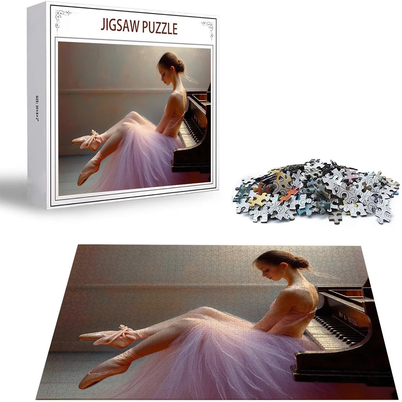Puzzle 2000 elementów dla dorosłych puzzle baletnica klasyczne puzzle, 2000 sztuk gra edukacyjna wyzwanie zabawka puzzle kobieta sztuka gra na co dzień zabawki prezent ciekawy przyjaciel rodziny