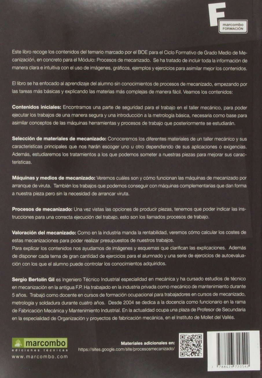 Procesos de Mecanizado (MARCOMBO FORMACIÓN)