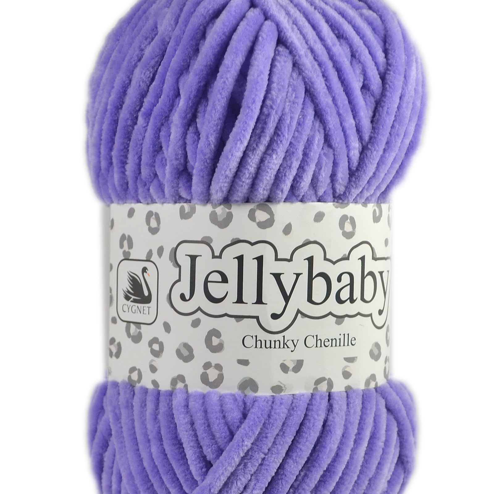 Cygnet Jellybaby Chenille Chunky 100g - 100% Polyester (Pesky Purple 032) — image 1