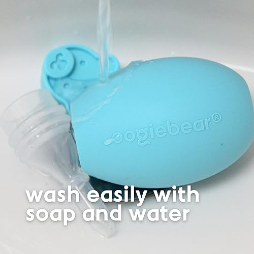 Miniatura 9 de oogiebear Aspirador de bombilla el lechón seguro para la nariz del bebé  Aspirador nasal para bebés recién nacidos y niños pequeños  Chupón de nariz