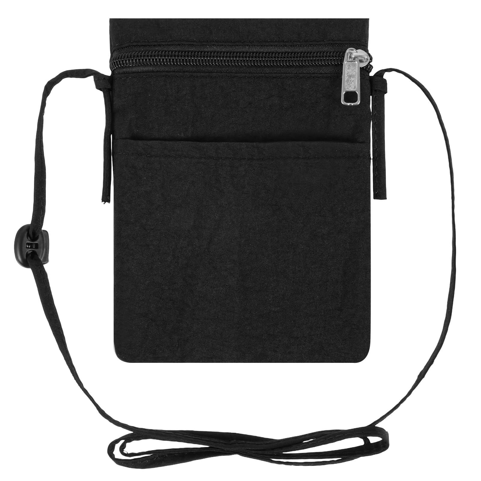 Black Cell Phone Purse Crossbody Bag Ultralight Smartphone Crossbody Bag With Zipper Small Cross Body Phone Purse with
