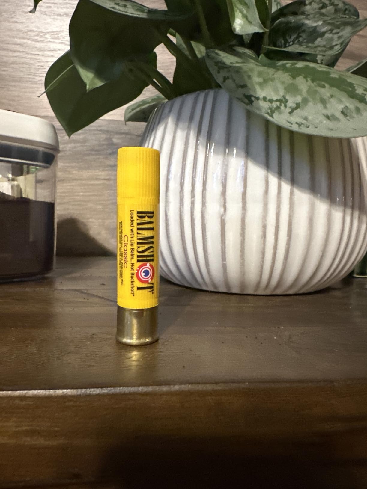 BALMSHOT Lip Balm Two Pack of Classic & Cool Mint - SPF 15, Natural Beeswax Chapstick, Long Lasting Moisturizer for Dry Chapped Lips, 20-Gauge Brass Shotgun Shell Case, Heat Resistant, Made in USA 4-Pack