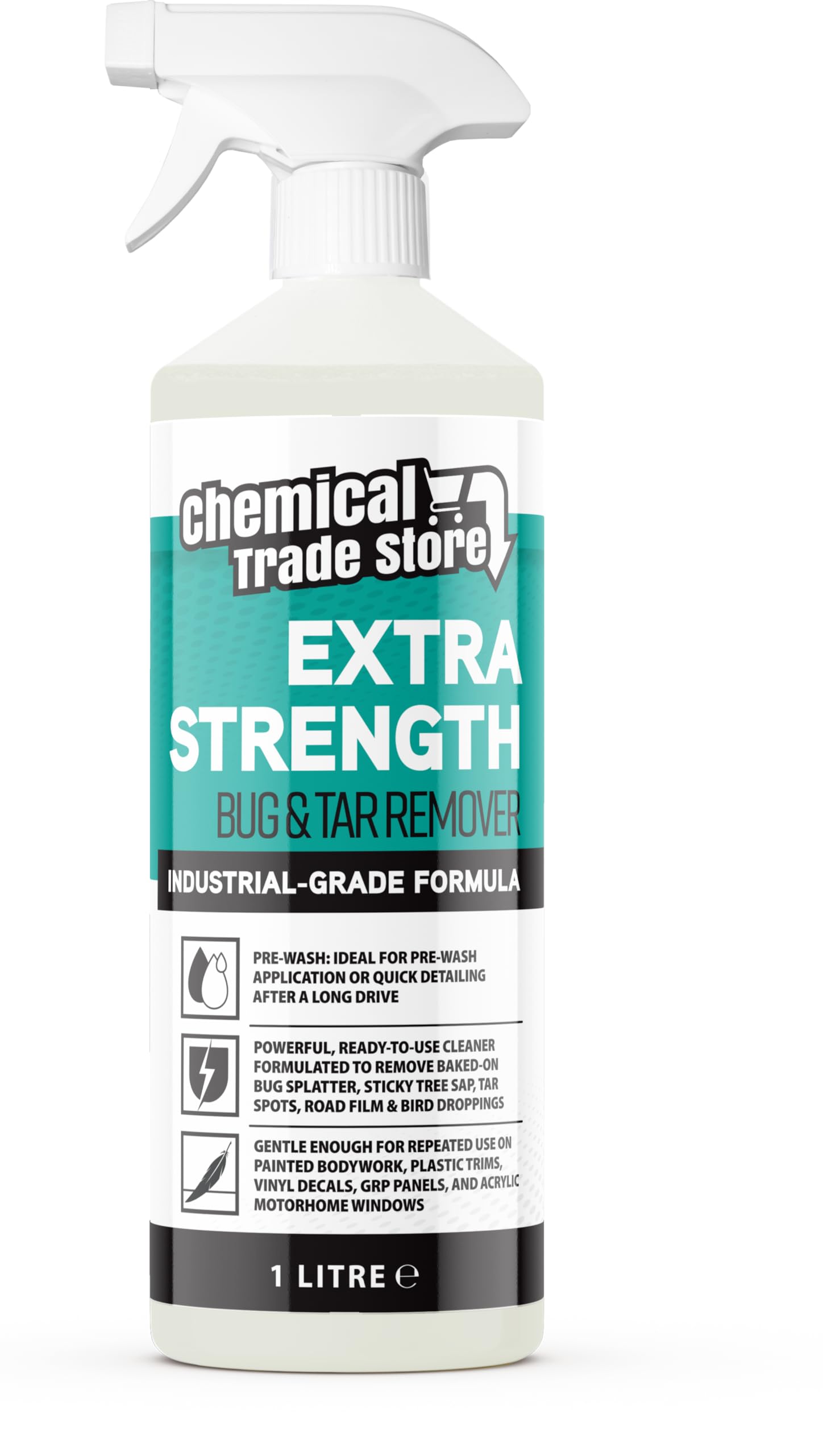 Chemical Trade Store - Bug & Tar Remover Spray 1L – Fast-Acting Cleaner for Caravan & Motorhome Bodywork