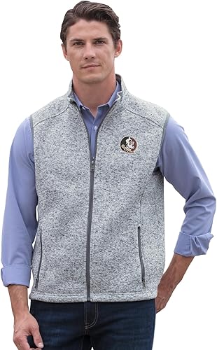 Vantage Apparel Chaleco de forro polar para hombre Collegiate Premium Summit