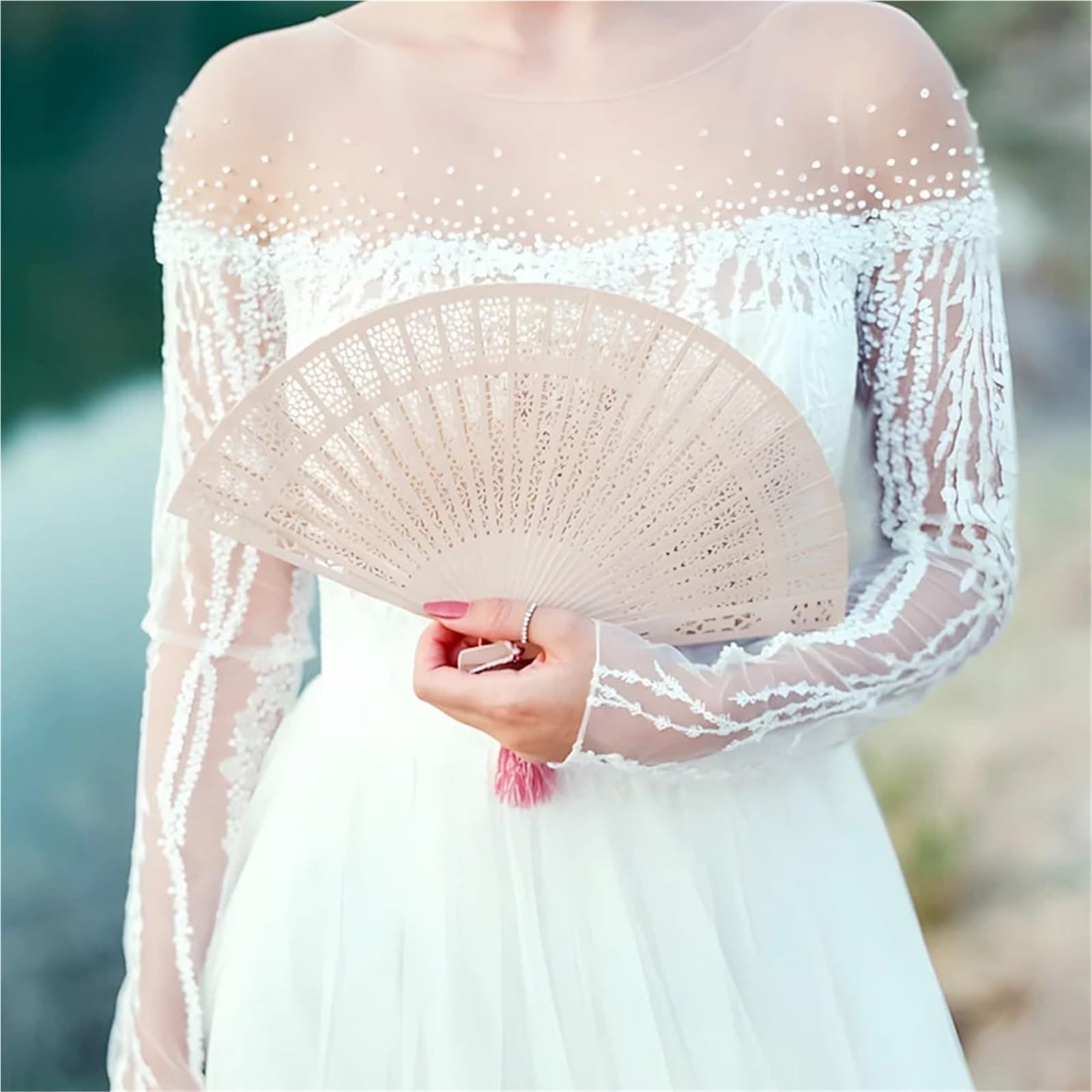 Fächer für Hochzeitsgäste, 50 Stück, personalisierte Holzfächer für Hochzeit, Party, Geschenke, Babyparty, Dekoration, Zubehör, zusammenklappbar, für Gäste