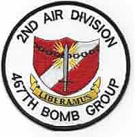 Amazon.com: 2nd Air Division 467th Bomb Group Patch
