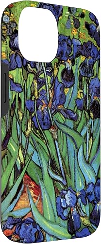 Miniatura 6 de Funda para iPhone 12 Pro Max Irises de Vincent van Gogh, flores en un jardín