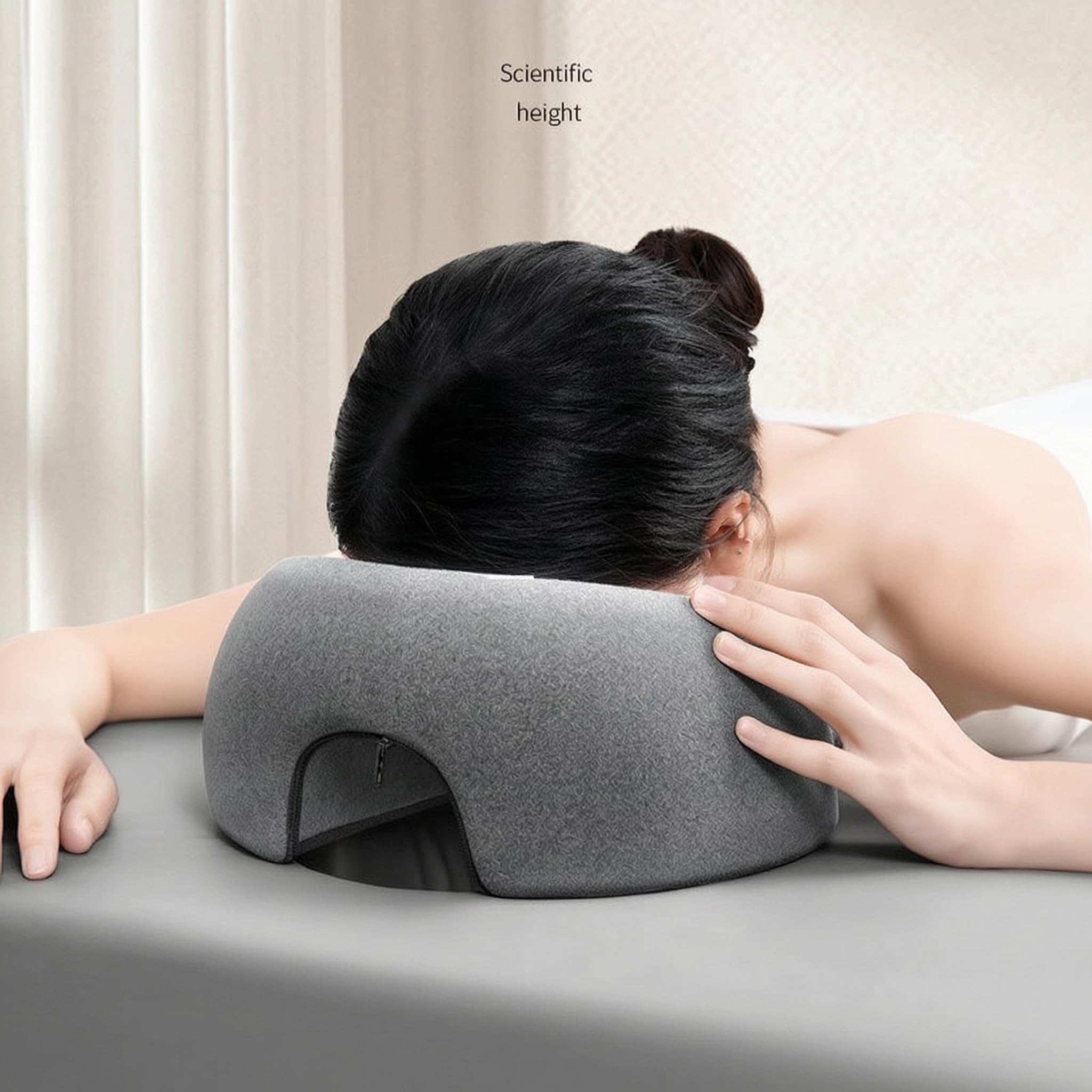 Cuscino per lettino di bellezza in memory foam,blu navy
