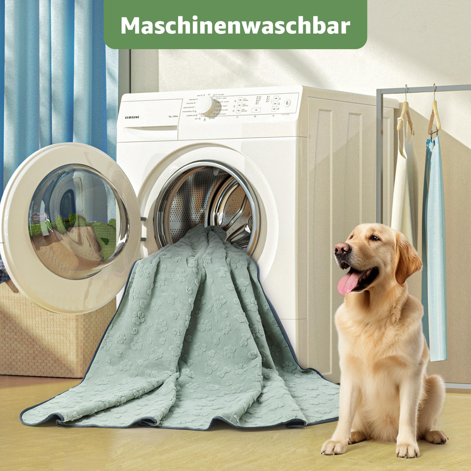 Super - Tappetino assorbente per cuccioli, morbido per cani PIPI opaco, impermeabile, per cani e porcellini d'India
