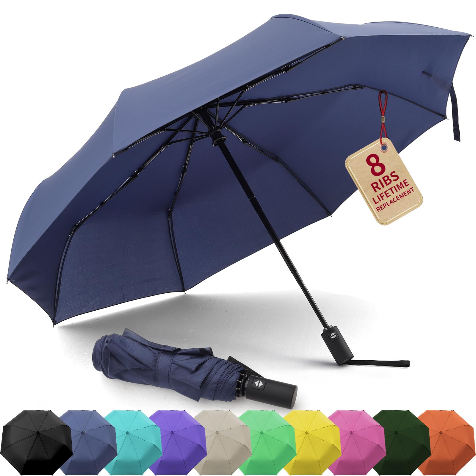 lidompo Travel Compact Umbrellas for Rain Portable Automatic Open/Close Windproof Folding Small Umbrella-picture-18