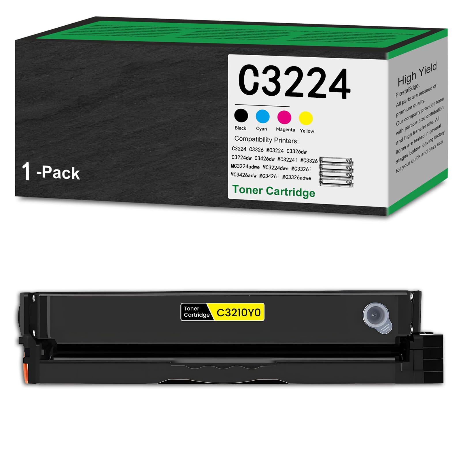 Cartouche toner C3224 pour Lexmark MC3224 MC3426 C3326 pack CMJN haute capacité