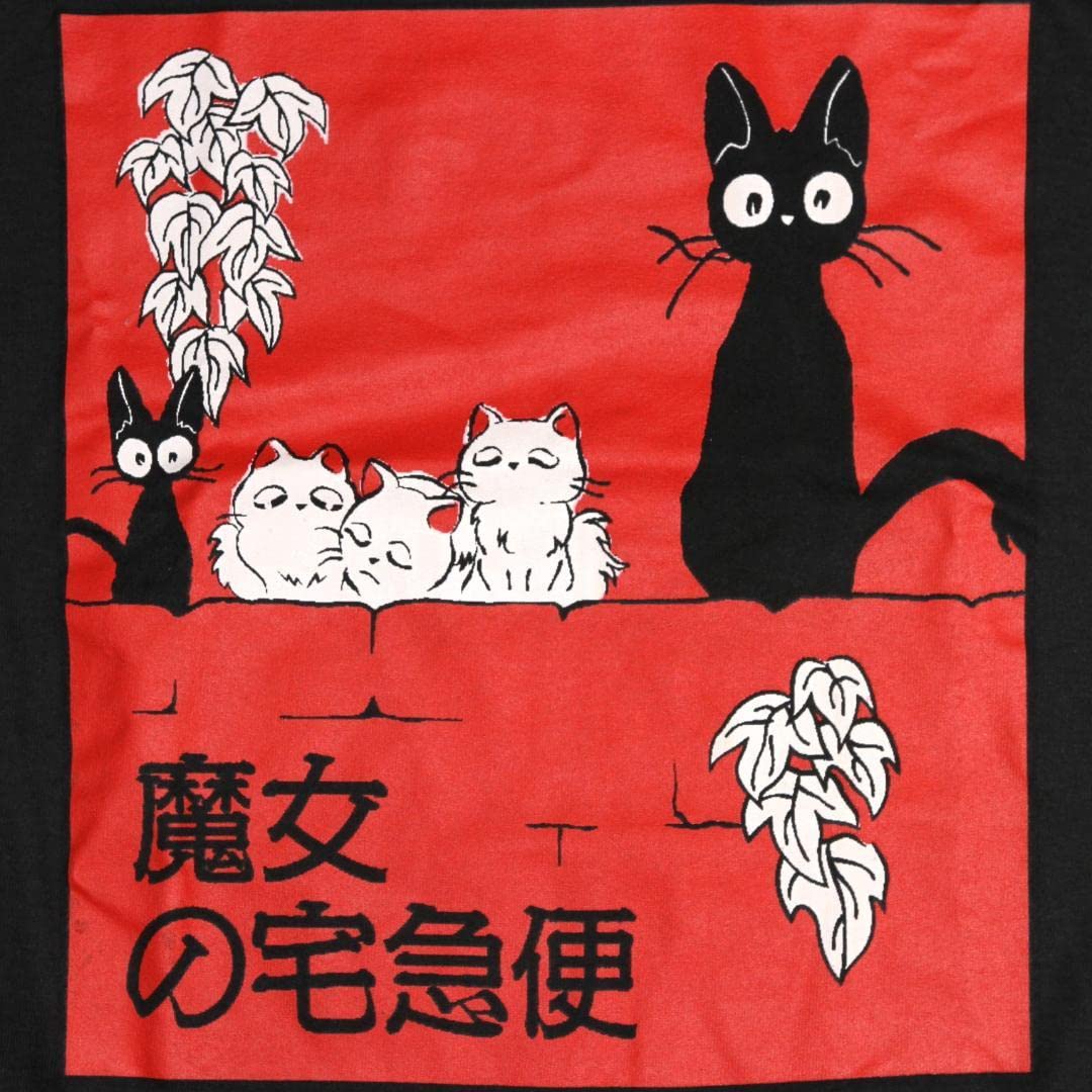 魔女の宅急便 ジジ＆リリー Tシャツ スタジオジブリ アニメ 映画 e610 3f02aaabcdf4b82291e269172839bf