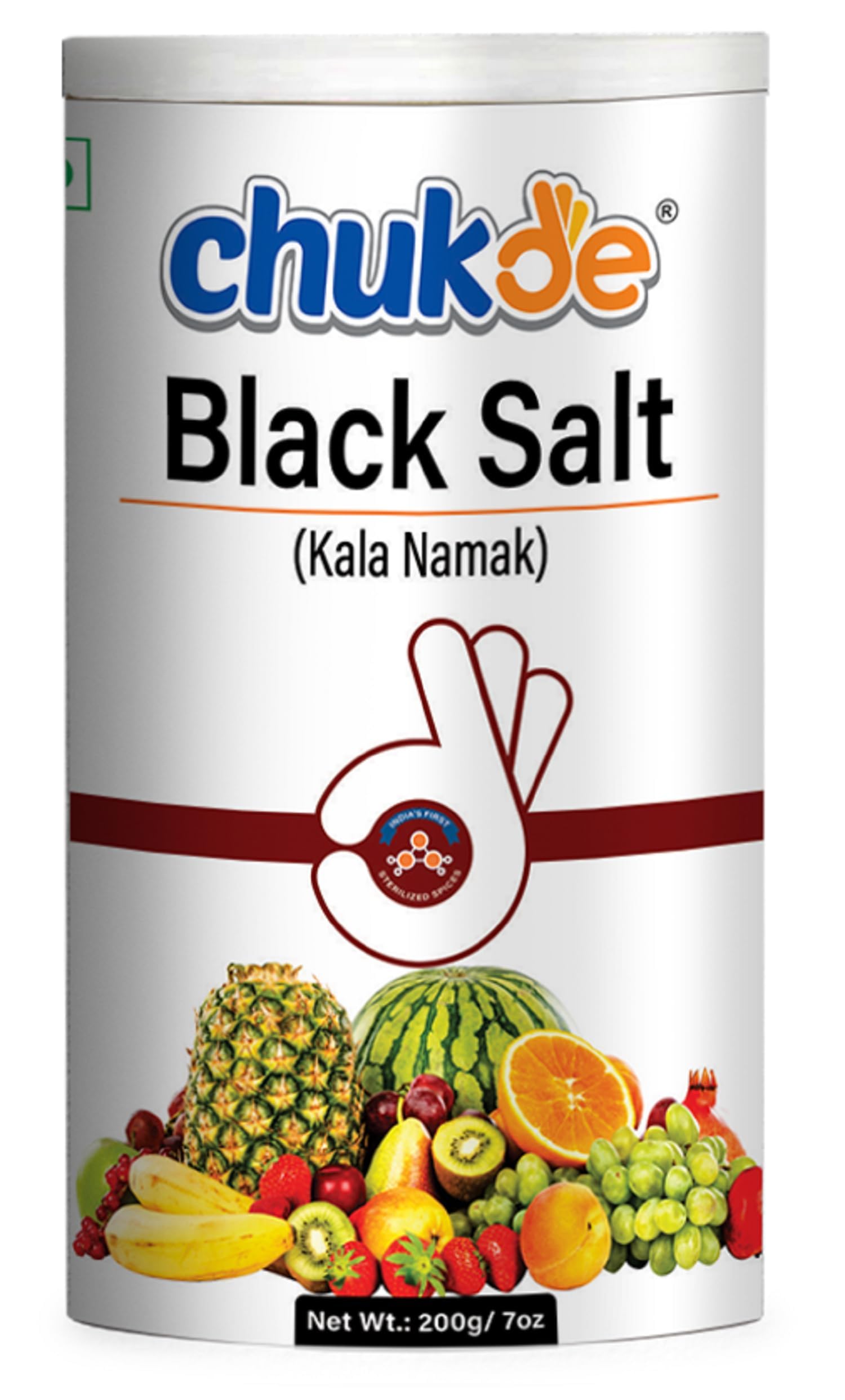 Chukde Black Salt - 200 Gm | Sprinkler - Ideal for Dinning Table, vegan diet | No Artificial Color, Hygienically Packed. (B072XN2ZYS) Amazon Price History, Amazon Price Tracker