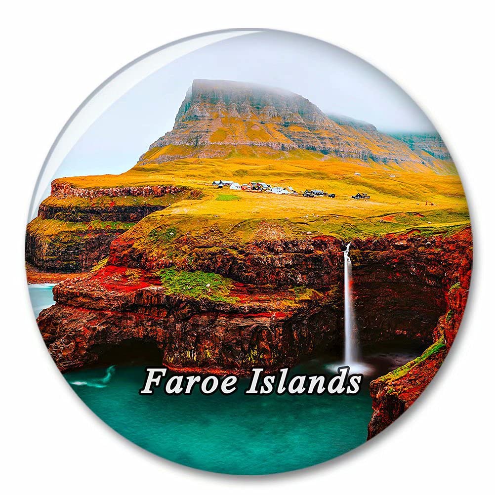 Kxrsm Bxtkpq-Faroe Islands-1763 Faroe Islands Fridge Magnet Decorative Magnet Bottle Opener Tourist City Travel Souvenir Collection Gift Strong Refrigerator Sticker