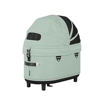 AIRBUGGY DOME 3 ペットカート グリーン レギュラー DOME3REGULAR - AIRBUGGY FOR PET | ペットカートのエアバギー