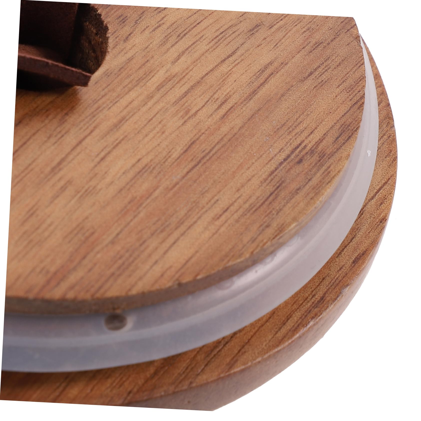 Kaffeebohnen Dose Glas mit Holzdeckel Vorratsdose für Lebensmittel Luftdichtes Glasbehälter mit Deckel für Getreide Küche