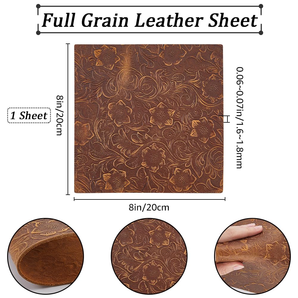 MEISTER SHEET【LEATHER】【箔】BROWN MEISTER SHEET【LEATHER】【箔】BROWN Amazon.com: Thick Full Grain