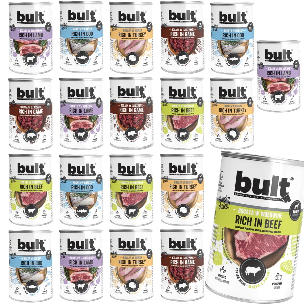 BULT Hundefutter Nass Dose 20x400g Mix