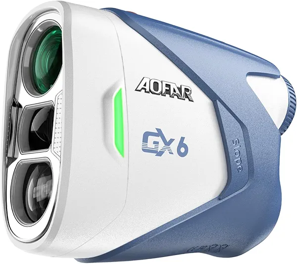 AOFAR GX6 Golf Rangefinder with Replaceable Charging Function, 1000 Yards Laser Range Finder, Flag Pole Locking Vibration, Slope Compensation,7X Magnification Rangefinder with Magnet
