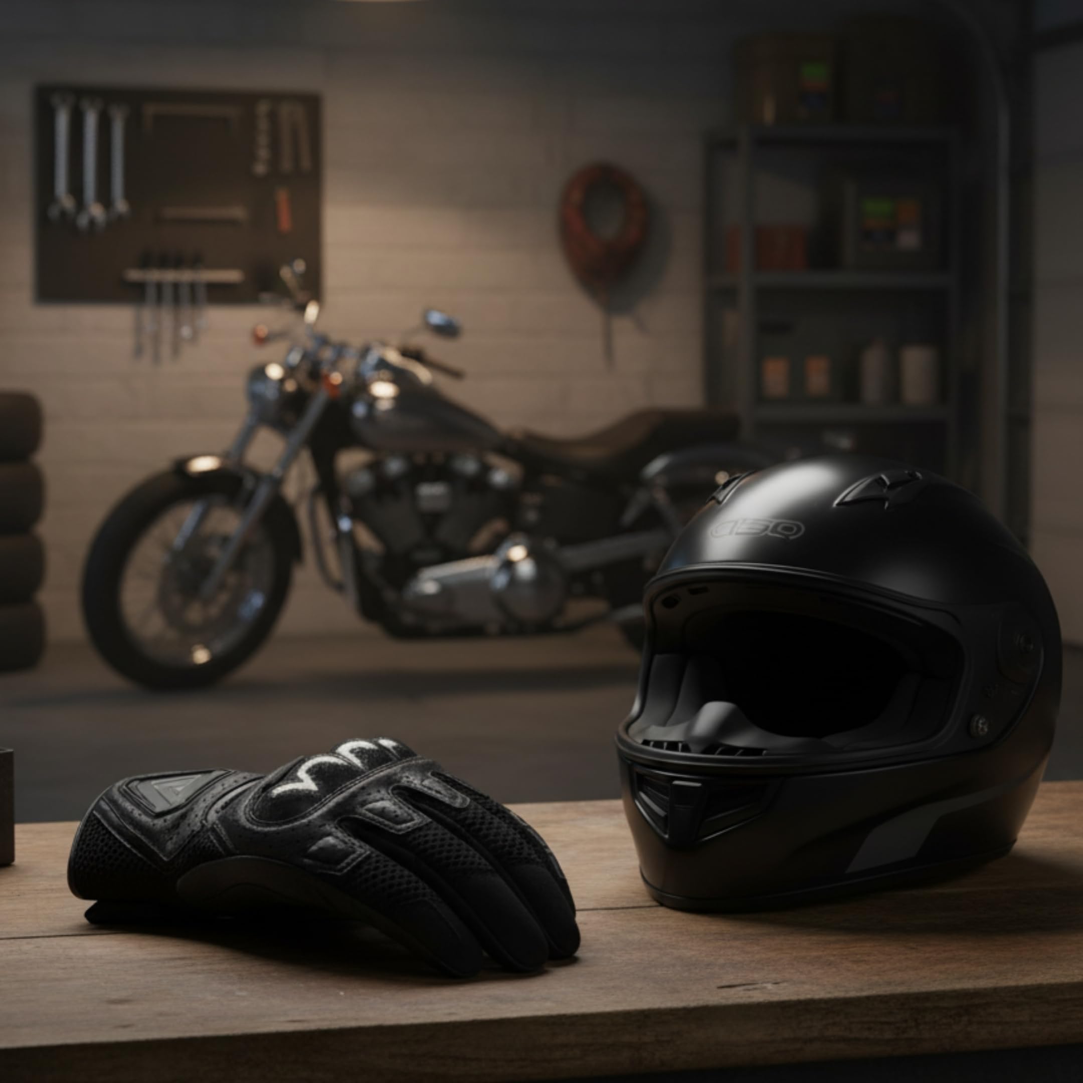 Guantes Moto Hombre y Mujer en Cuero de Cabra con Protecciones de Carbono para Uso Durante Todo el Año en Viajes Largos y Compatible con Pantallas Táctiles