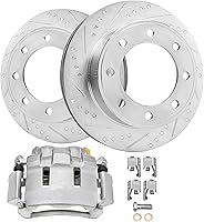 Vista 86 de Detroit Axle - Rotores de freno delantero para 4WD 6-Lug 2004-2008 Ford F-150 Lobo, 2006-2008 Lincoln Mark LT Rotores de freno 2005 2007 Reemplazo