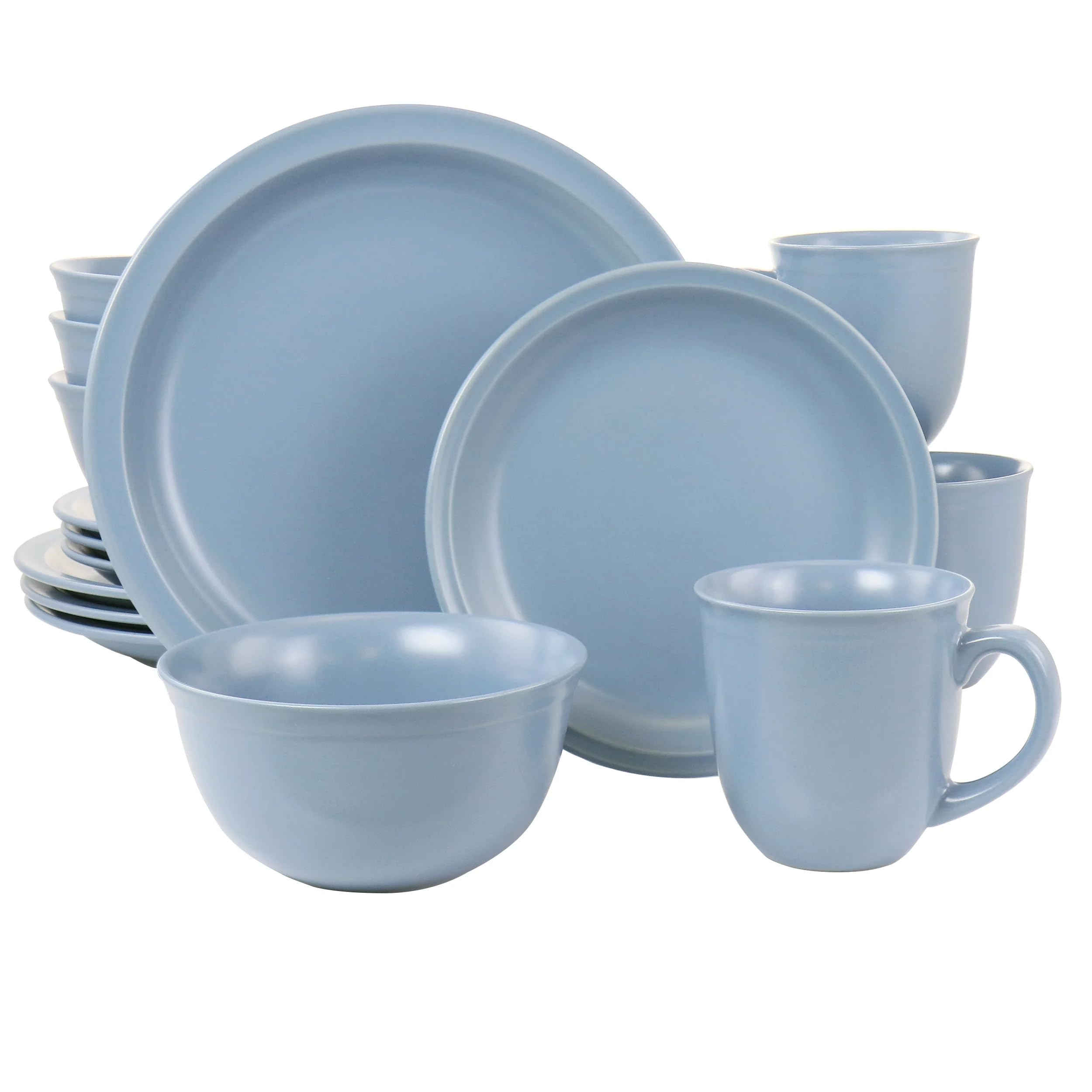 Siam Matte Blue16pc Dinnerware