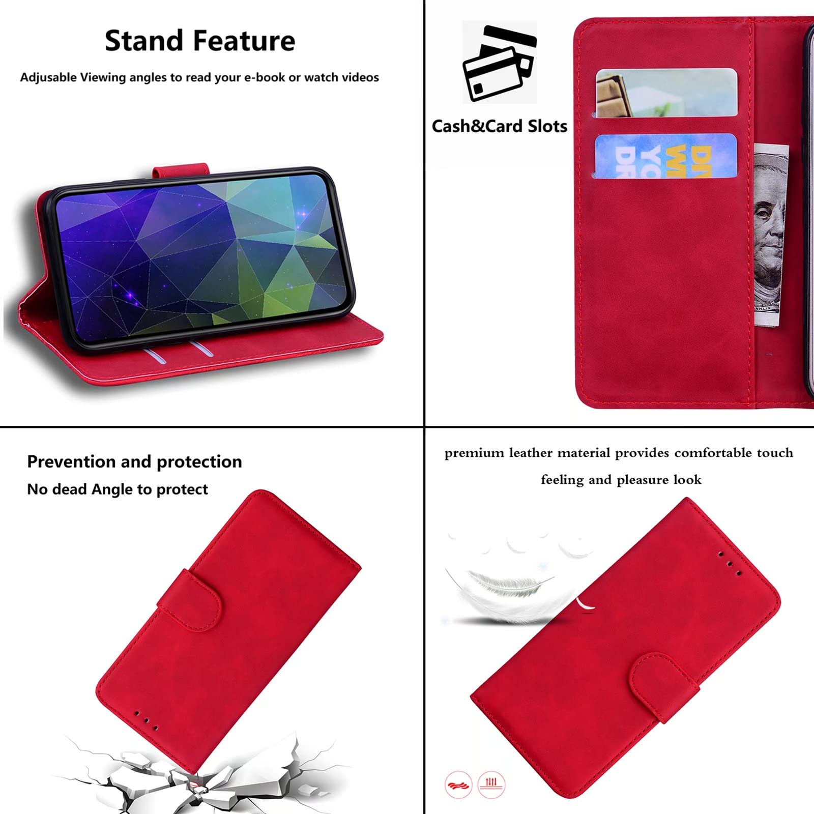 TIANCI Cover per Infinix Hot 11 Play, [Supporto Innovativo] + [Protezione Fotocamera], Protezione Bumper Case, Custodia per Infinix Hot 11 Play