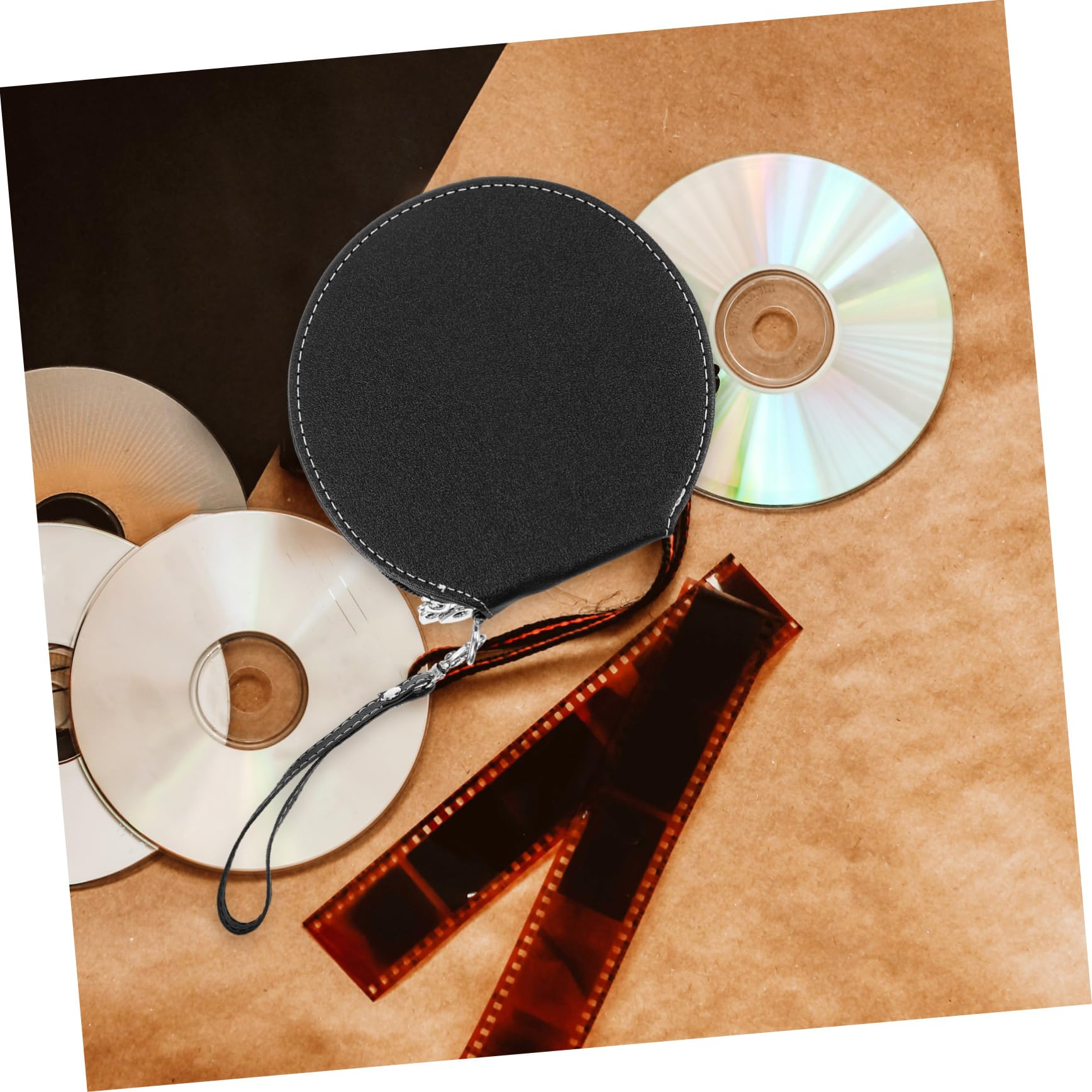 Mobestech 5 Sztuk Samochodów CD Pakiet Dvd Futerał Do Przechowywania Torba Na Płyty CD Torba Do Przechowywania Przenośna Torba Na CD Dvd Przypadku CD Uchwyt Na Etui Na Dvd Torba Na CD Etui