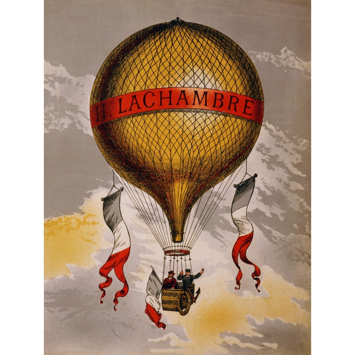 Ballon Lachambre impression giclée roulée grand format pour mur