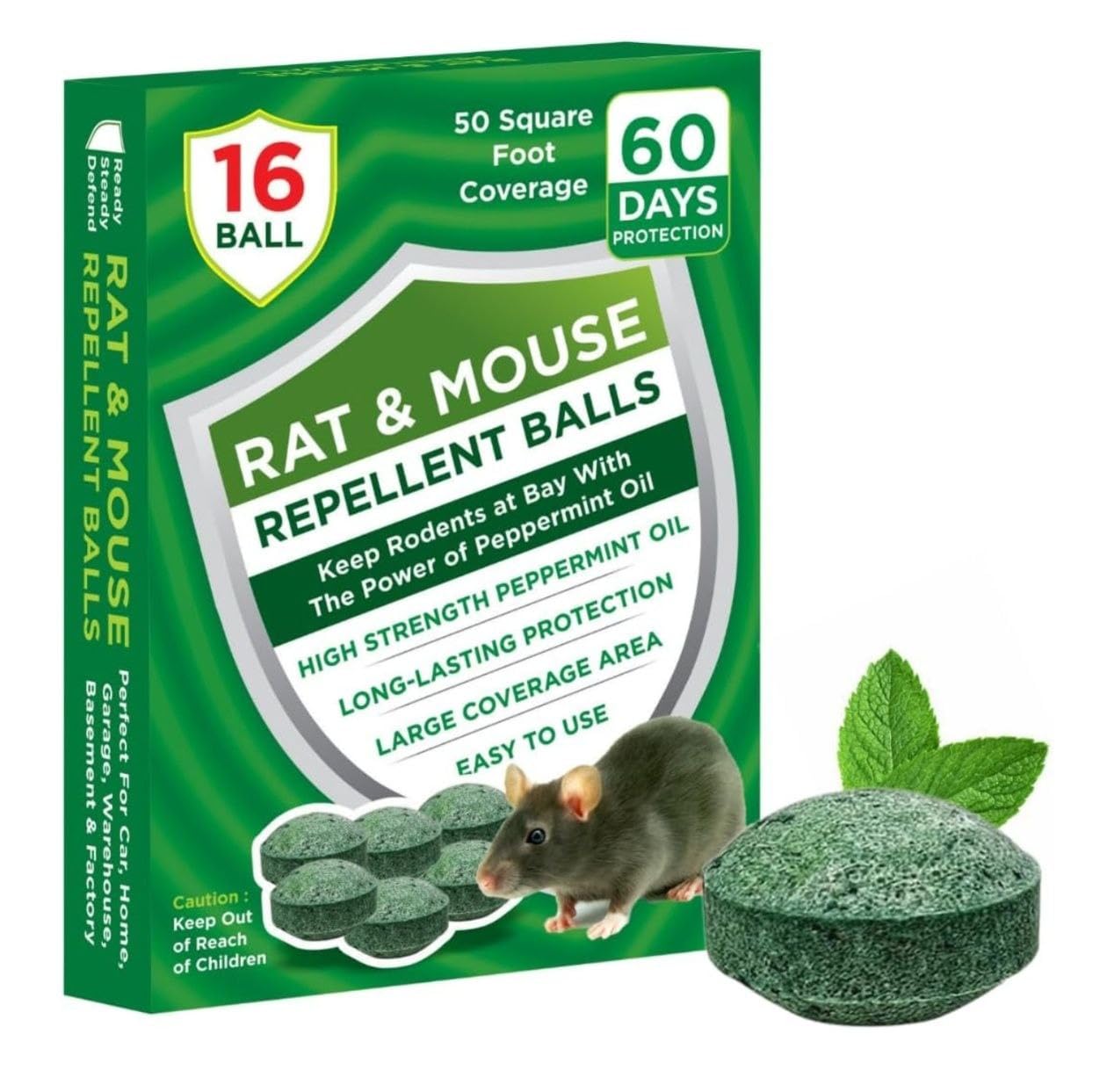 Rat Repellent for Car | Rodent Repellent to Protect Wires in Car, Bike & Truck Engine No Kill Only Repels | 60 Days Protection Rodent Control machine, Peppermint Mouse Repellents, Keeps Mice Away (16 balls)-image-34