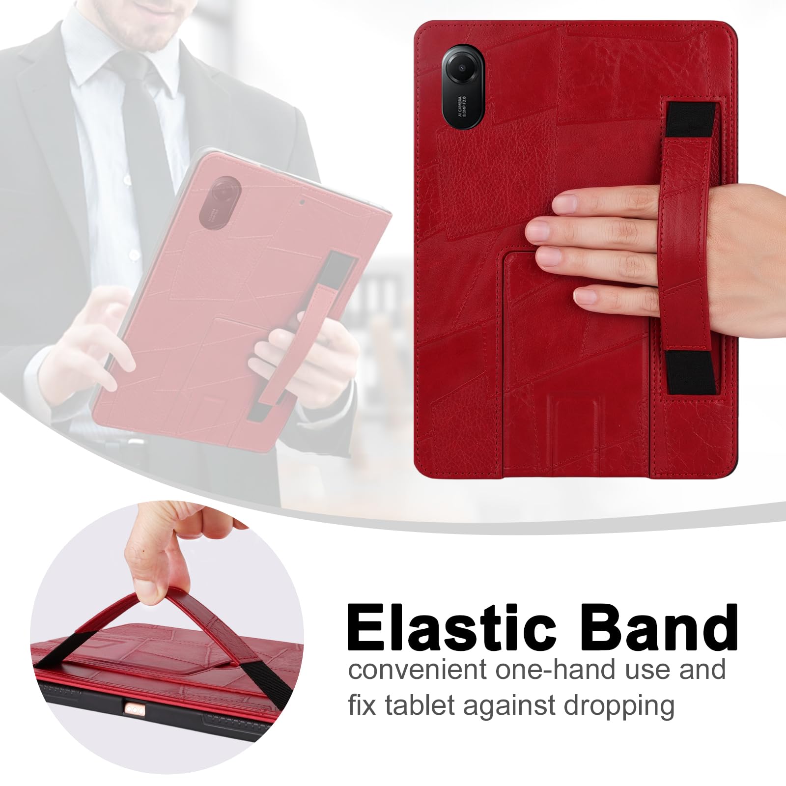 Custodia Simpeak In Pelle PU Per Xiaomi Redmi Pad 2 2025 11" – Ultra Sottile, Con Supporto E Protezione 360° - 3