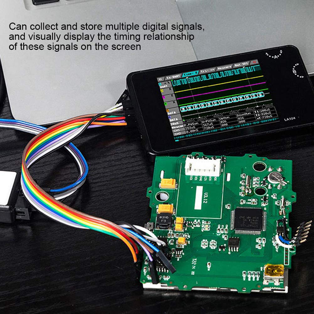 Analizator stanów logicznych USB z częstotliwością próbkowania 100 MHz, 2,8-calowy wyświetlacz TFT-LCD z 4 kanałami dla elektroniki samochodowej