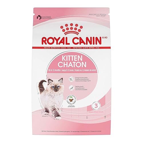Royal Canin Feline Health Nutrition Dry Kitten Food, Supports Digestive Health, Immune Support and Healthy Energy, 3 lb Bag - 3 Pound (Pack of 1) - Dry Food