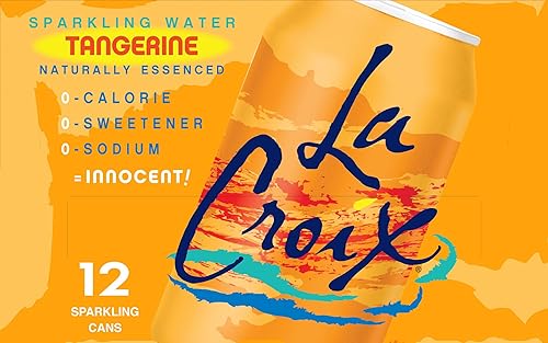 Miniatura 4 de LaCroix Agua con gas, mandarina, 12 onzas líquidas (paquete de 12)