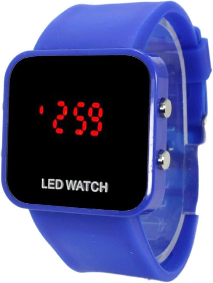 светодиодные часы лед вотч модель 1354. Led часы спортивные. сломанные часы. светодиодные часы лед вотч модель 1354. лед час.