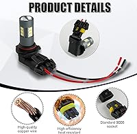 Vista 2 de iBrightstar Nylon 9005 9006 9012 9145 H10 Adaptador Hembra Arnés de Cableado Conectores Alambre para Faros Luces Antiniebla