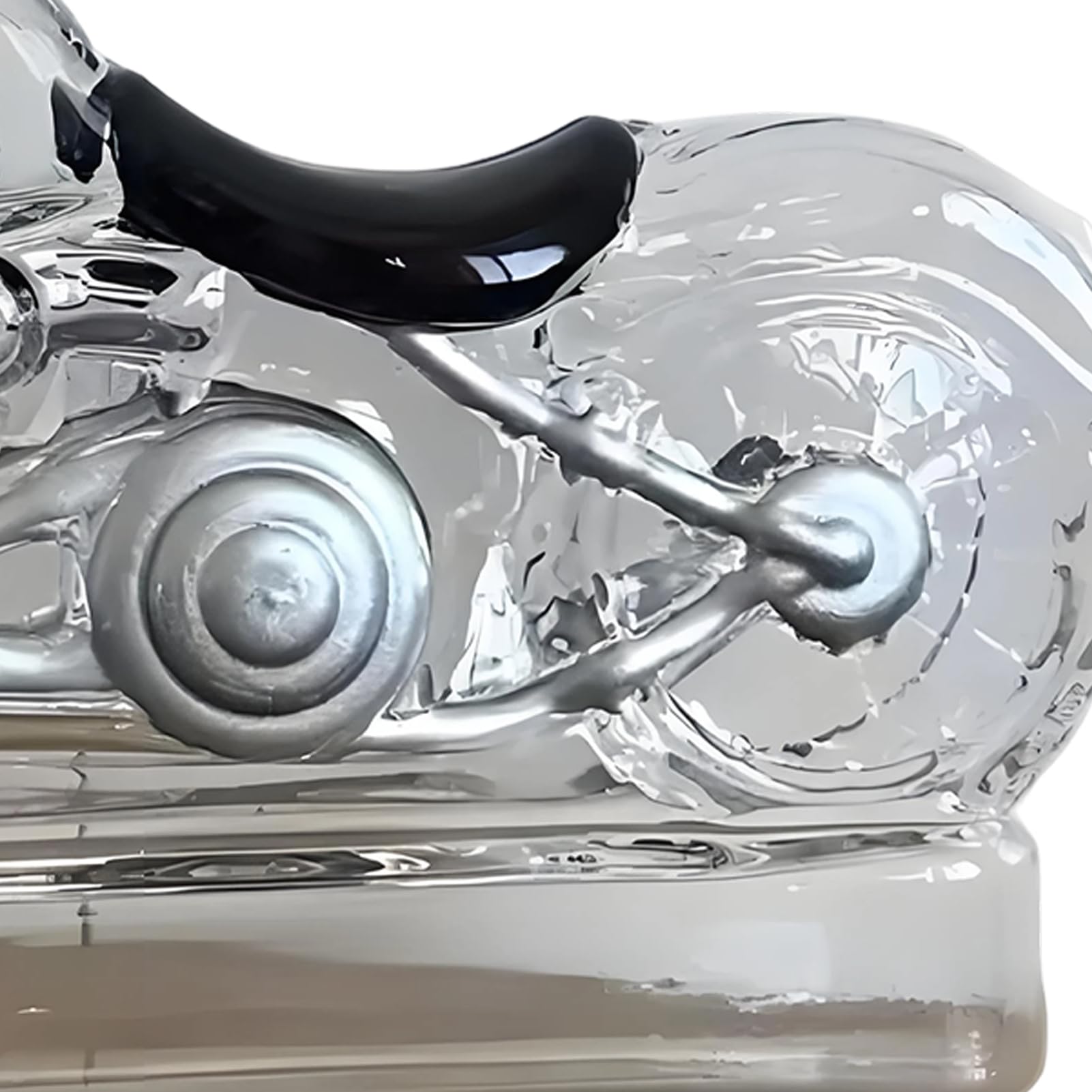 Butelka na whiskey w kształcie motocykla | Szklana karafka z motywem motocykla - karafka do wina - na urodziny, dla taty, mężczyzn, kobiet, dorosłych, alkohol, koktajl, Boże Narodzenie