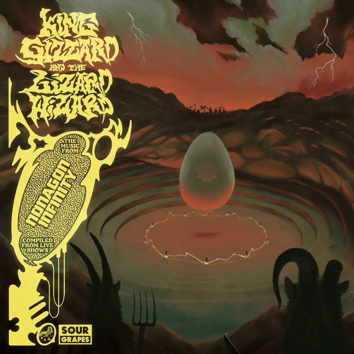 King Gizzard & The Lizard Wizard Nonagon Infinity Live (coloured) LP New 5061041