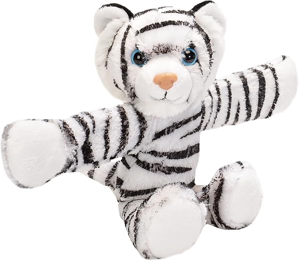 Wild Republic 18085 Huggers Schnapparmband Kuscheltier, Plüschtier, Tiger 20 cm - 2